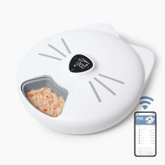 Catit Pixi Smart mangeoire 6 repas blanc