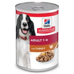 Hill's Science Plan Dog Adult Wet Food Turkey 12 boîtes de 370 g
