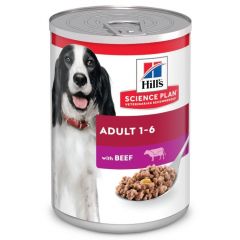 Hill's Science Plan Dog Adult Wet Food Beef 12 boîtes de 370g