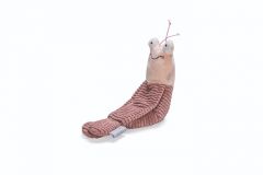 Beeztees jouet en peluche pour chat ver mobile rose 26x8x6cm