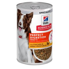 Hill's Science Plan Dog Adult Perfect Digestion Wet Food Chicken 363g