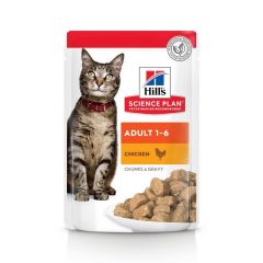 Hill's Science Plan Cat Wet Food Adult Chicken 12 x 85g