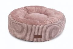 Designed By Lotte Lying Basket Ribbed Cat Pink 50x50x17