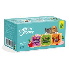 Edgard &amp; Cooper dog Multipack Poulet, gibier, agneau 6 x 100gr