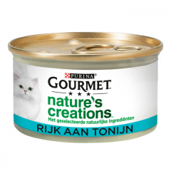 GOURMET Nature's Creations Thon nourriture humide pour chat 85gr