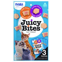 Inaba Juicy Bites Crab &amp; Scallop cat friandises