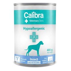 Calibra Veterinary Diets Hypoallergenic Salmon &amp; Insect nourriture humide pour chien 400g