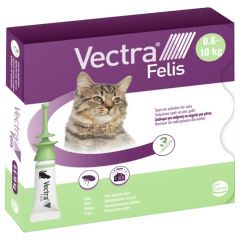Vectra Felis 3 pipettes pour chats de 0,6 à 10 kg