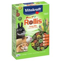 Vitakraft Rollis party friandises pour lapins et rongeurs 500 grammes