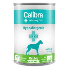 Calibra Veterinary Diets Hypoallergenic Rabbit &amp; Insect nourriture humide chien 400gr