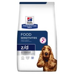 Hill's z/d Food Sensitivities croquettes pour chien 10kg sac