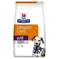 Hill's Prescription Diet u/d dog food 10kg bag