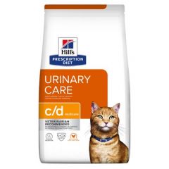 Hill's C/D Multicare Urticinary Care nourriture pour chats avec poulet sac de 12kg