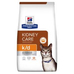 Hill's Prescription Diet K/D Kidney Care nourriture pour chat avec du poulet sac de 8kg