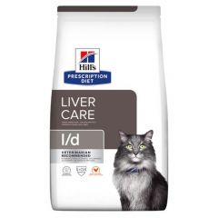 Hill's L/D Liver Care nourriture pour chat avec du poulet 1.5kg sac