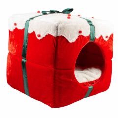 Duvo Plus Maison de Noël pour chat/petit chien