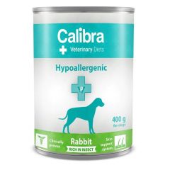 Calibra Veterinary Diets Hypoallergenic Rabbit &amp; Insect nourriture humide pour chien 400g
