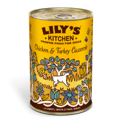 Lily's Kitchen Casserole au poulet et à la dinde nourriture humide pour chiens 400g