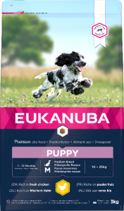 Eukanuba Chien - Puppy Medium - 3kg