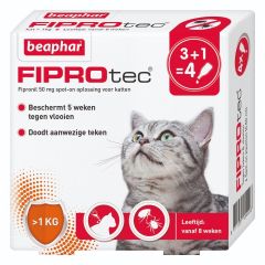 Beaphar Fiprotec Spot-On Cat - 4 pip