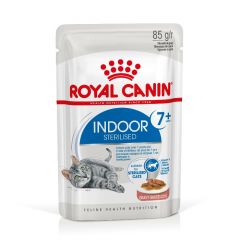 Royal Canin Indoor Sterilised 7+ in Gravy (chunks in sauce) nourriture humide pour chats 12x85gr