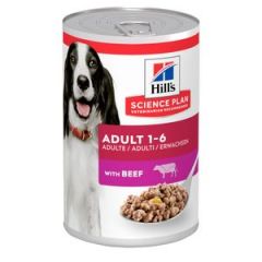 Hill's Science Plan Dog Adult Wet Food Beef boîte de 370gr