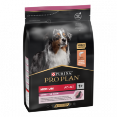 Purina Pro Plan Adulte Medium Peau sensible 3kg Saumon