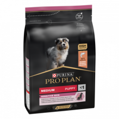 Purina Pro Plan Chiot Medium Peau Sensible 3kg Saumon