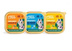 Edgard &amp; Cooper organic cat wet food tubs 16 x 85 g
