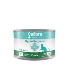 Calibra Veterinary Diets Hypoallergenic Duck nourriture humide pour chats 200g