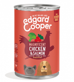 Edgard &amp; Cooper dog Boîte de conserve au poulet et au saumon 400gr