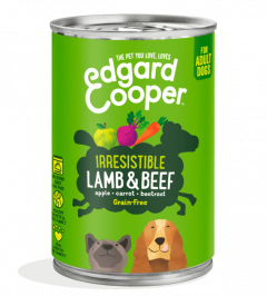 Edgard &amp; Cooper dog Boîte de conserve agneau et bœuf 400gr