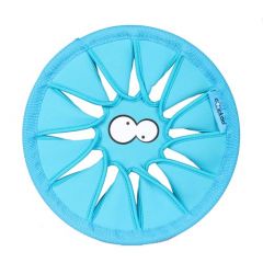 Coockoo twisty frisbee water toy jouet pour chien bleu