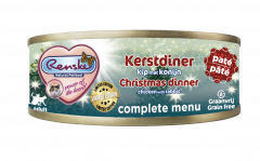 Renske dîner de Noël frais Poulet au pâté de lapin - chat 70g