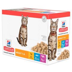 Hill's Science Plan Cat Adult Multipack Classic (12x85g)