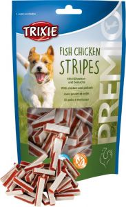 Trixie Fish Chicken Stripes dog friandises 75g