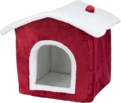 Trixie Panier de Noël pour chat rouge/blanc 