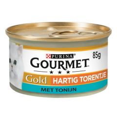 Gourmet Gold Hearty Turret avec du thon nourriture humide pour chat 85g