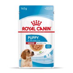 Royal Canin Medium nourriture humide pour chiot en sachets 10x140gr