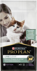 Purina Pro Plan liveclear kitten turkey 1.4 kg