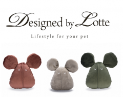 Designed By Lotte mouse Jouet pour chien en velours Adio 20x18.8x7cm