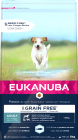 Eukanuba nourriture pour chiens de petites et moyennes races à base de poissons marins sans grains 