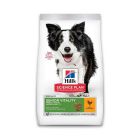 Hill's Science Plan Mature Adult Senior Vitality Medium croquettes pour chien au poulet